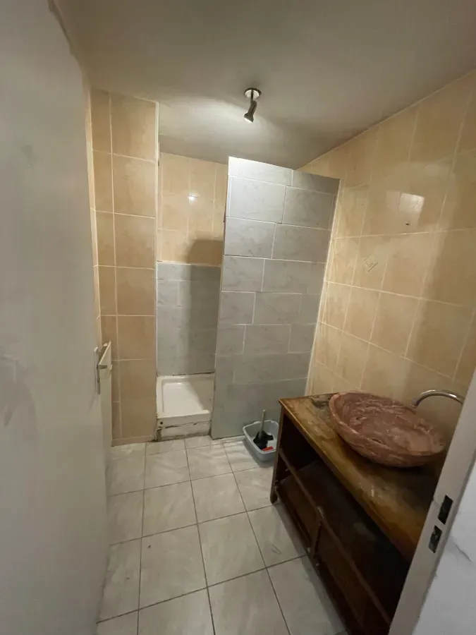 Salle de bain construction